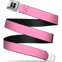 Ford Mustang Seatbelt Belt - Baby Pink Webbing