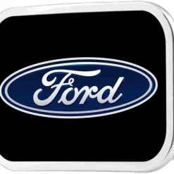 Ford Oval Framed FCG Black - Chrome Rock Star Buckle