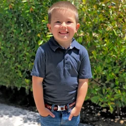 Freddy's Blade Hand Full Color Black/Blood Splatter Seatbelt Belt - A NIGHTMARE ON ELM STREET/SPRINGWOOD Freddy Pose Black/Red/White Webbing