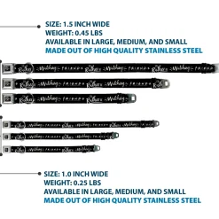 Friends Couch I'D RATHER BE WATCHING FRIEND THE TELEVISION SERIES Full Color Black/White/Multi Color Seatbelt Buckle Collar - Friends I'D RATHER BE WATCHING FRIEND THE TELEVISION SERIES Black/White/Multi Color