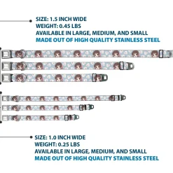 FRUITS BASKET Title Logo Full Color White/Purple Seatbelt Buckle Collar - Fruits Basket Chibi Tohru Honda and Rice Ball Scattered Light Blue