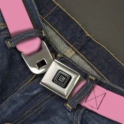 GM Seatbelt Belt - Baby Pink Webbing