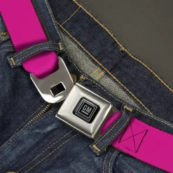 GM Seatbelt Belt - Fuchsia Webbing