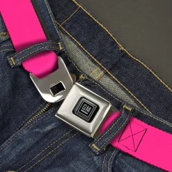 GM Seatbelt Belt - Neon Pink Webbing