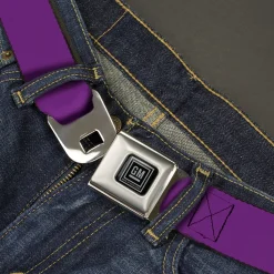 GM Seatbelt Belt - Purple Webbing