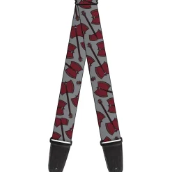 Guitar Strap - Adventure Time Marceline's Axe Bass Scattered Gray
