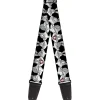 Guitar Strap - Bugs Bunny CLOSE-UP Expressions Black