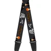 Guitar Strap - HAIKYU Hinata and Kageyama Pose and Title Logo Black/White