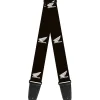 Guitar Strap - HONDA Motorcycle Logo Black White