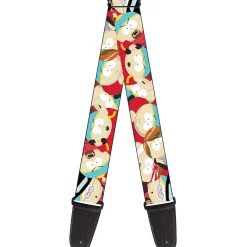 Guitar Strap - South Park Cartman Expressions Stacked