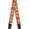 Guitar Strap - South Park Kenny Expressions Stacked Orange