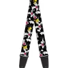 Guitar Strap - Sylvester and Tweety Poses Scattered Charcoal