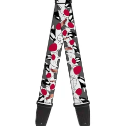 Guitar Strap - Sylvester the Cat Expressions Gray