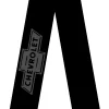Guitar Strap - Vintage CHEVROLET Bowtie Black Charcoal