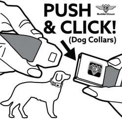 HAHA Stacked Black/Gray/Green Seatbelt Buckle Collar - Joker DIE LAUGHING! HAHA Black/Purple/Green