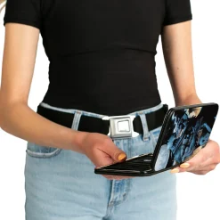 Hinged Wallet - Batman Catwoman Kissing Hush Pose + Moon