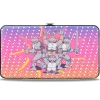 Hinged Wallet - Classic Teenage Mutant Ninja Turtles Group Pose + I "HEART" NINJAS Multi Pastel
