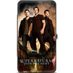 Hinged Wallet - Dean, Sam & Castiel Standing Pose SUPERNATURAL JOIN THE HUNT