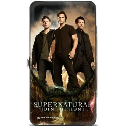 Hinged Wallet - Dean, Sam & Castiel Standing Pose SUPERNATURAL JOIN THE HUNT