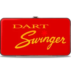 Hinged Wallet - Dodge DART SWINGER Script Reds Yellow-Fade