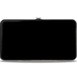 Hinged Wallet - DODGE Red Rhombus Corner Black Silver Red