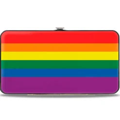 Hinged Wallet - Flag Pride Rainbow