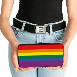 Hinged Wallet - Flag Pride Rainbow