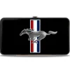 Hinged Wallet - Ford Mustang w Bars Logo CENTERED