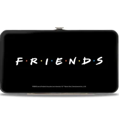 Hinged Wallet - FRIENDS 6-Character Lunch on a Skyscraper + Logo Vivid Grays Black White Multi Color