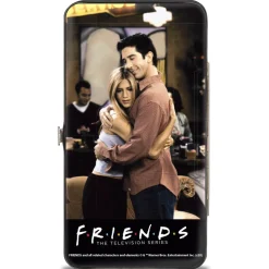 Hinged Wallet - FRIENDS Joey and Chandler Party Hat Pose + Rachel and Ross Hugging Pose
