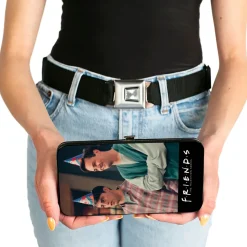 Hinged Wallet - FRIENDS Joey and Chandler Party Hat Pose + Rachel and Ross Hugging Pose