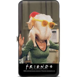 Hinged Wallet - FRIENDS Monica's Turkey Head + Chandler Vivid Pose