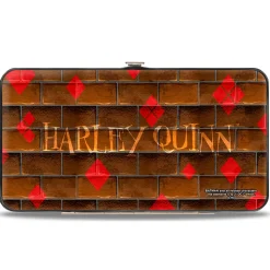 Hinged Wallet - Harley Quinn & Brooklyn Bruisers Skate Club Issue #10 Cover Pose + HARLEY QUINN Bricks Diamonds
