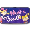 Hinged Wallet - Helga & Angelica WHAT's GOOD? Purples