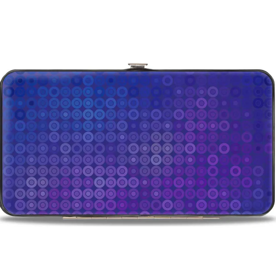 Hinged Wallet - Helga & Angelica WHAT's GOOD? Purples