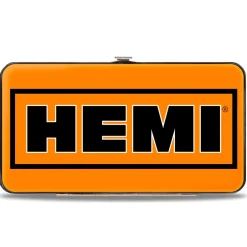 Hinged Wallet - HEMI Bold2 Orange Black White Black