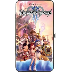 Hinged Wallet - KINGDOM HEARTS II 6-Character Group Pose Castle Pinks