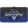 Hinged Wallet - KINGDOM HEARTS II Logo Hidden Mickey Symbol Symbols Scattered Blues
