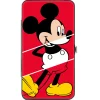 Hinged Wallet - Mickey Mouse Classic Pose + THE TRUE ORIGINAL Stripe Red White Yellow