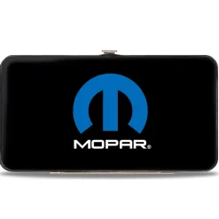 Hinged Wallet - MOPAR Logo Black Blue White