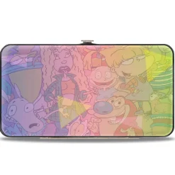 Hinged Wallet - Nick 90's 24-Character Group Pose + CLOSE-UP Fade Multi Color