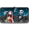 Hinged Wallet - Nightmare Before Christmas Zero Sally Jack + Oogie Boogie Cemetery Scene