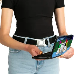 Hinged Wallet - Peanuts Gang Halloween Trick or Treat Group Pose