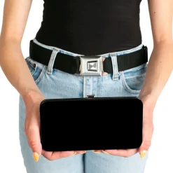 Hinged Wallet - Plain Black