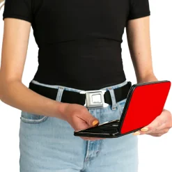 Hinged Wallet - Plain Red