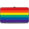 Hinged Wallet - Rainbow Print