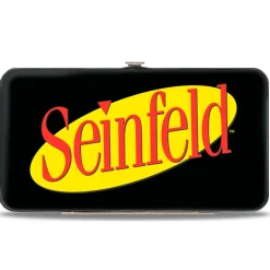 Hinged Wallet - SEINFELD Spotlight Logo Black Yellow Red