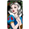 Hinged Wallet - Snow White Pose Sketch Roses Black Greens Reds Golds
