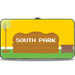 Hinged Wallet - SOUTH PARK Boys 8-Bit Couch Pose Yellow