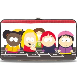 Hinged Wallet - South Park Girls Deep Learning Hopscotch Group Scene